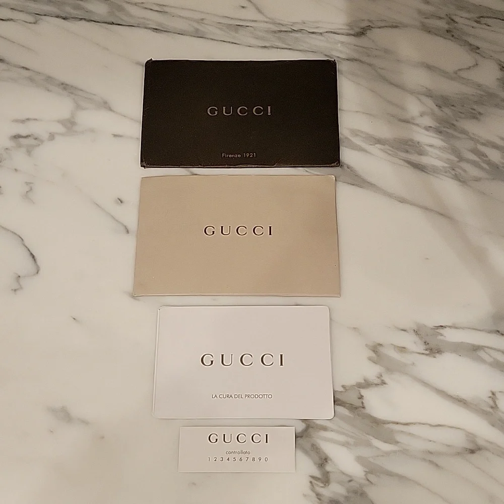 AUTHENTIC GUCCI GG BLACK DIAPER BAG BABY PURSE $1890